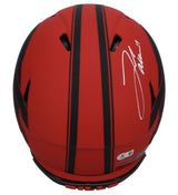 Josh Allen Autographed Buffalo Bills RAVE Speed Authentic Helmet with Visor Beckett Witnessed