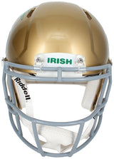 Raghib "Rocket" Ismail Autographed Notre Dame Fighting Irish 2022 Alternate Shamrock Speed Authentic Helmet Beckett Witnessed