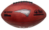 TOM BRADY Autographed/Inscribed "Let's Go" New England Patriots Metallic Logo Football LE 12 FANATICS