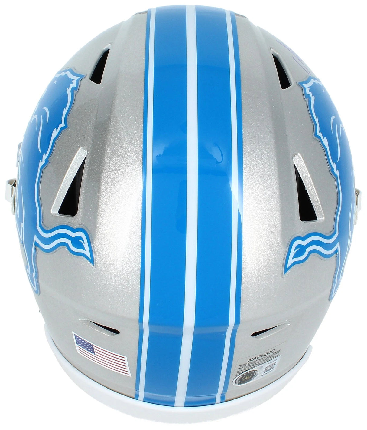 Amon-Ra St. Brown Autographed Detroit Lions Speedflex Midi Helmet Beckett Witnessed