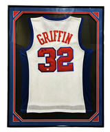 Blake Griffin Autographed White #32 Custom Jersey Framed Global Authentics