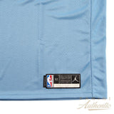 JA MORANT Autographed Memphis Grizzlies Light Blue Jordan Brand Nike Swingman Jersey PANINI