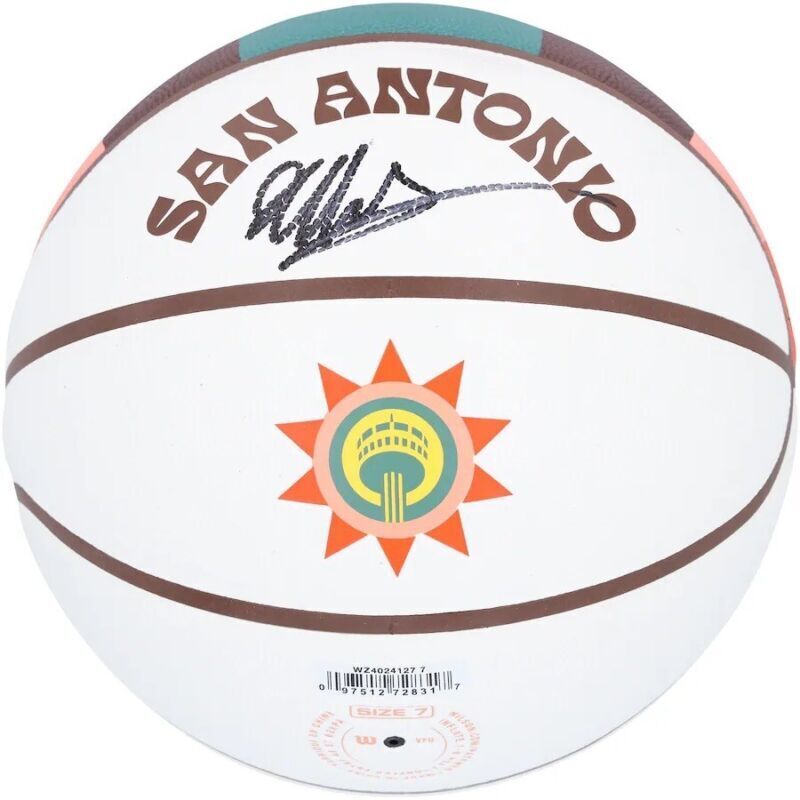 Victor Wembanyama Autographed San Antonio Spurs White 2023-24 Wilson City Edition Collectors Basketball Fanatics