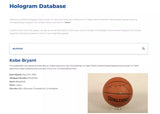 Kobe Bryant Autographed Los Angeles Lakers Official Game Basketball UDA