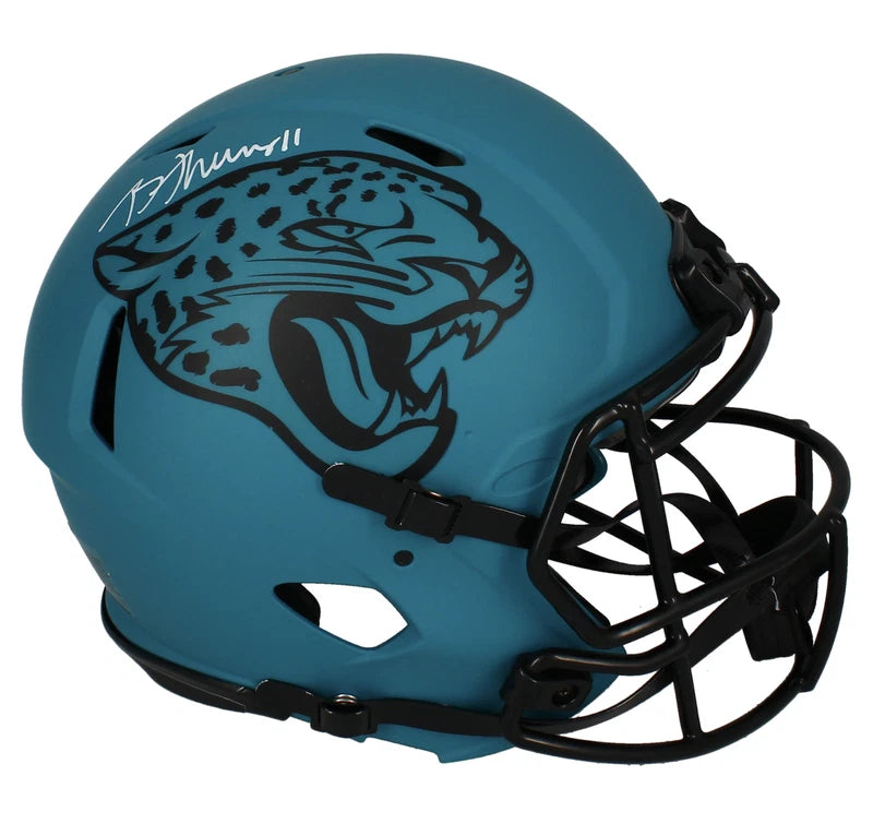 Brian Thomas Jr Autographed Jacksonville Jaguars RAVE Speed Authentic Helmet Fanatics