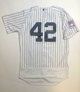 MARIANO RIVERA Autographed "1st Unanimous Vote" Authentic Jersey STEINER LE 42