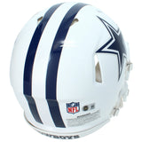 Brandon Aubrey Autographed Dallas Cowboys White 2022 Alternate Speed Authentic Helmet Beckett Witnessed