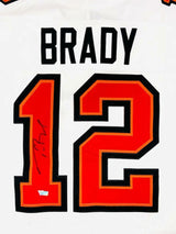 Tom Brady Autographed Tampa Bay Buccaneers White Nike Elite Jersey Fanatics