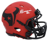 Nico Collins Autographed Houston Texans RAVE Speed Mini Helmet Fanatics
