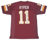 Mark Rypien Autographed/Inscribed "SB XXXVI MVP" #11 Maroon Jersey Beckett Witnessed