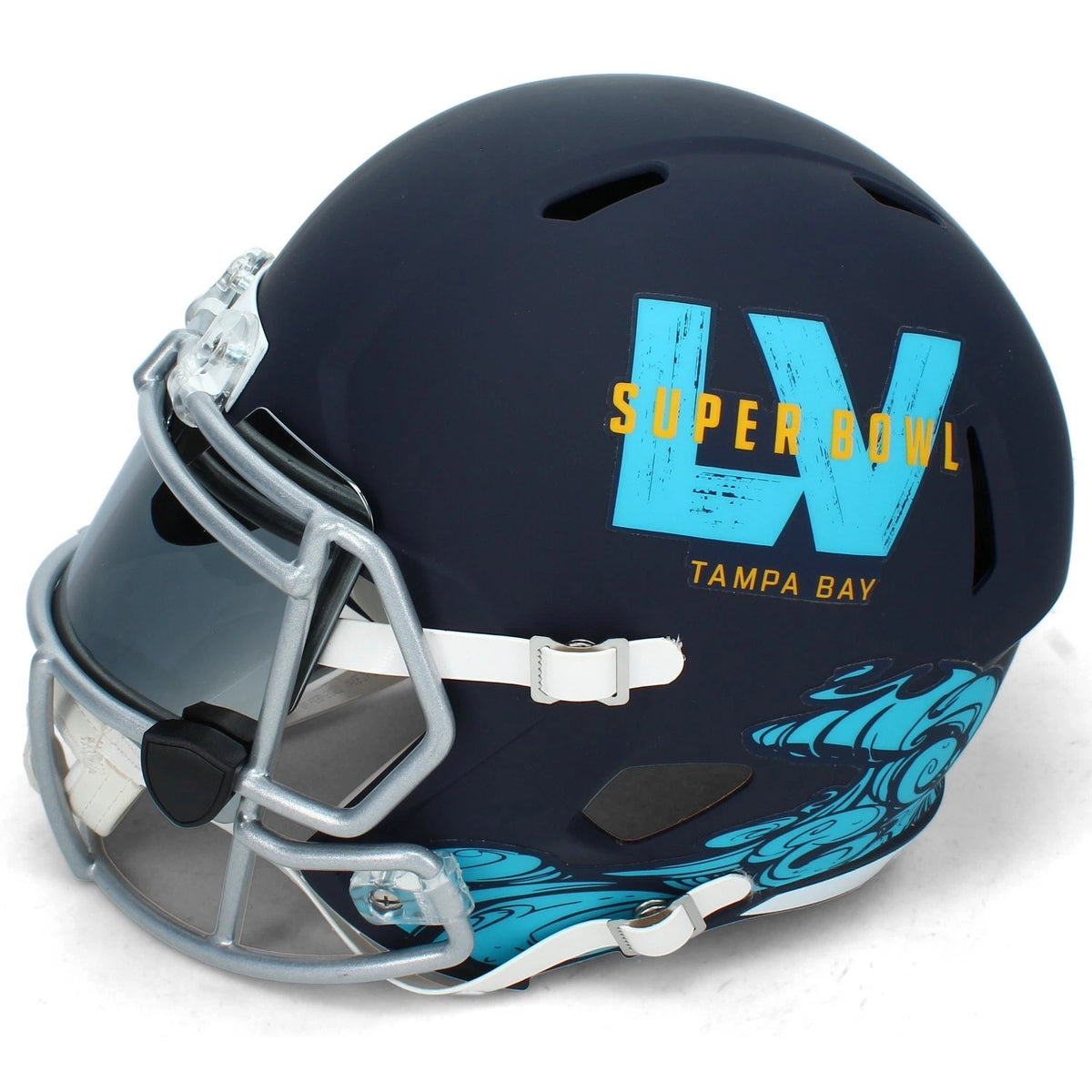 Tom Brady Autographed SB LIV Event Logo Speed Full Size Helmet Fanatics