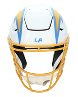 Omarion Hampton Autographed/Inscribed "BOLT UP!" Los Angeles Chargers Speedflex Authentic Helmet Beckett Witnessed