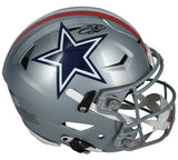 Emmitt Smith Autographed Dallas Cowboys 1976 Throwback Speedflex Authentic Helmet Beckett Witnessed