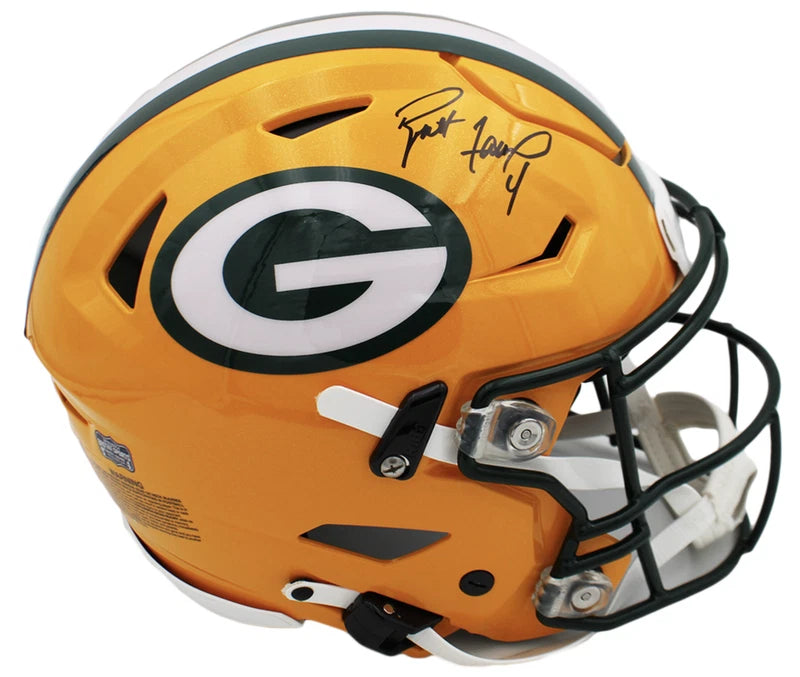 Brett Favre Autographed Green Bay Packers Speedflex Authentic Helmet Radtke
