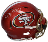 Joe Montana Autographed San Francisco 49ers Flash Speed Authentic Helmet with Visor & 3D Bumpers Fanatics