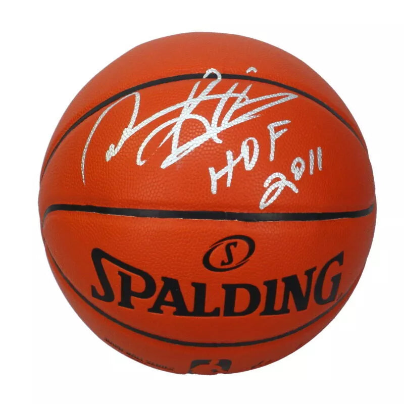 Dennis Rodman Autographed/Inscribed "HOF 2011" Spalding NBA Game Ball Series Indoor/Outdoor Basketball Beckett Witnessed