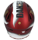 Jayden Daniels Autographed Washington Commanders Custom Painted "Ripped" Speedflex Authentic Helmet Fanatics