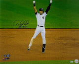 DEREK JETER Autographed/Inscribed "HOF 2020" New York Yankees "Celebration" 16" x 20" Photograph MLB AUTHENTICATED
