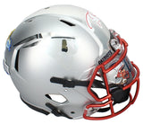 Tom Brady Autographed New England Patriots ECC Custom Two Color Chrome Speed Authentic Helmet Fanatics