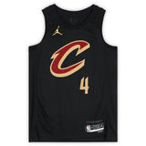 Evan Mobley Autographed Cleveland Cavaliers Black Jordan Brand 2022-23 Statement Edition Jersey Fanatics