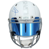 Tom Brady Autographed SB LI Logo Ice Speed Authentic Helmet w/Visor Fanatics