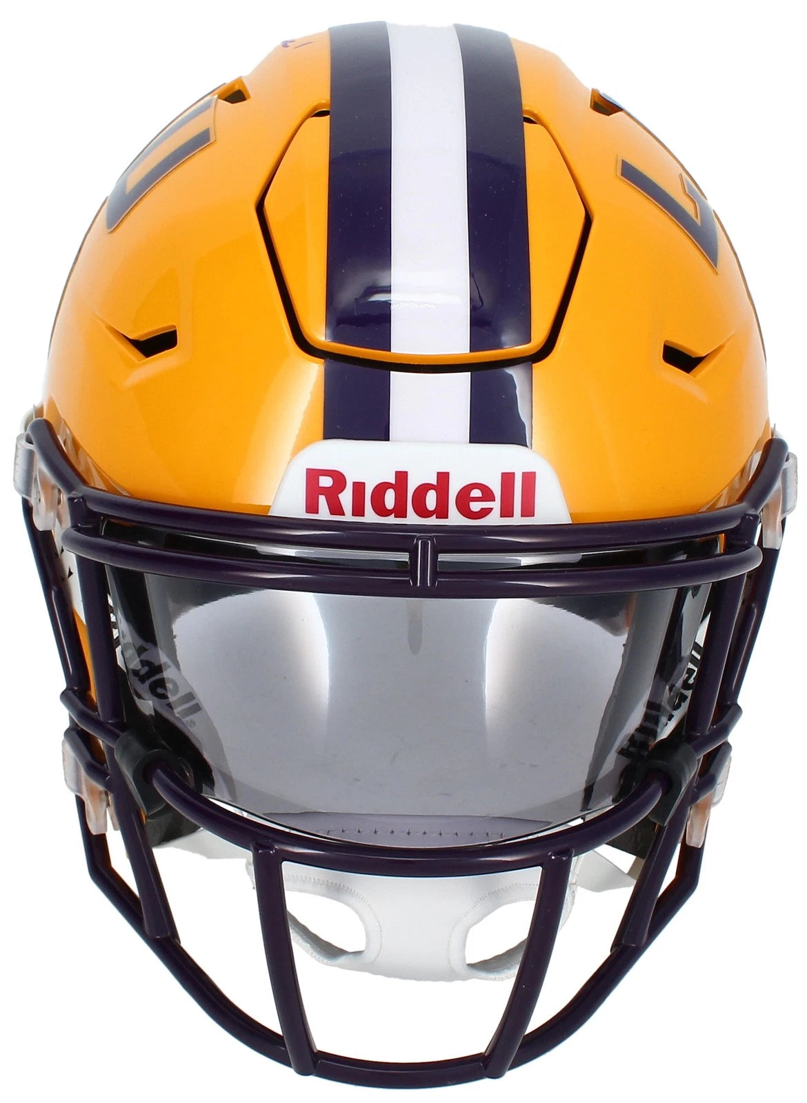 Ja'Marr Chase Autographed LSU Tigers Speedflex Midi Helmet Beckett Witnessed