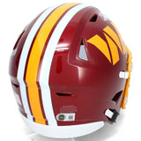 Terry McLaurin Autographed Washington Commanders Speedflex Midi Helmet Beckett Witnessed