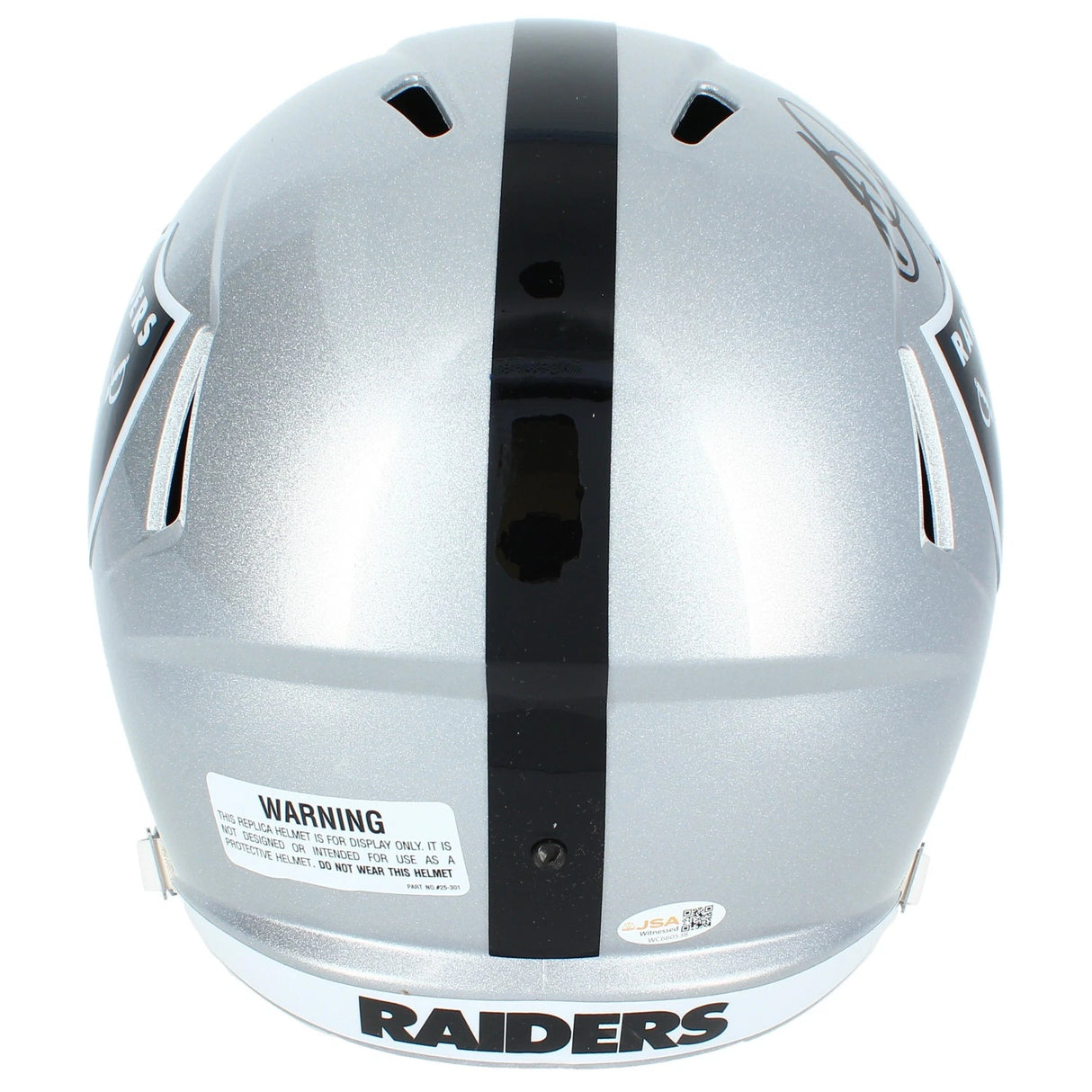 Bo Jackson Autographed Raiders Speed Full Size Helmet JSA Witnessed