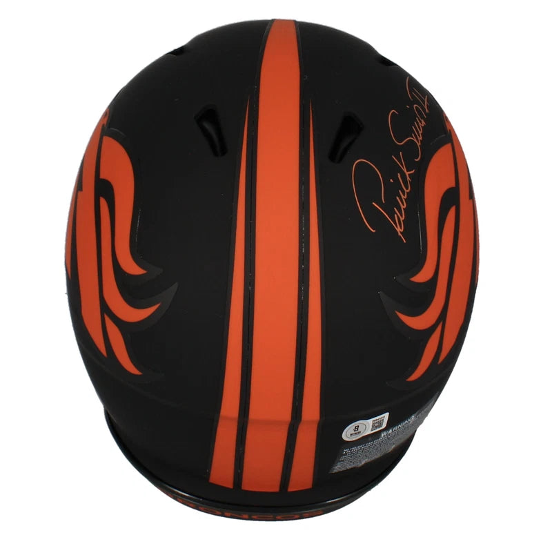 Patrick Surtain II Autographed Denver Broncos Eclipse Speed Authentic Helmet Beckett Witnessed