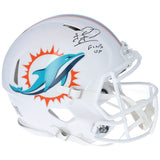 TUA TAGOVAILOA Autographed "Fins Up!" Miami Dolphins Authentic Speed Helmet FANATICS
