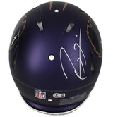 Ray Lewis Autographed Baltimore Ravens Purple 2024 Alternate Speed Authentic Helmet Beckett Witnessed