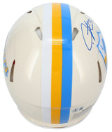 LaDainian Tomlinson Autographed Chargers RETRO Speed Authentic Helmet Beckett Witnessed