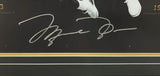 Michael Jordan Autographed Bulls "City of Rings Silver" Framed Photograph UDA LE 23/123