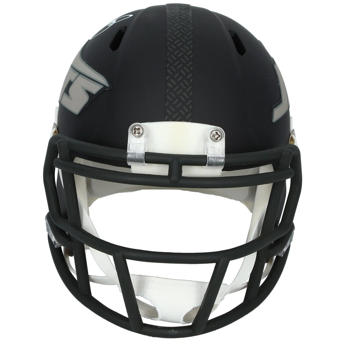 Minkah Fitzpatrick Autographed New York Jets Black Rivalries Speed Mini Helmet JSA Witnessed