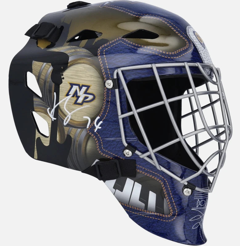 Juuse Saros Autographed Nashville Predators Replica Goalie Mask Fanatics