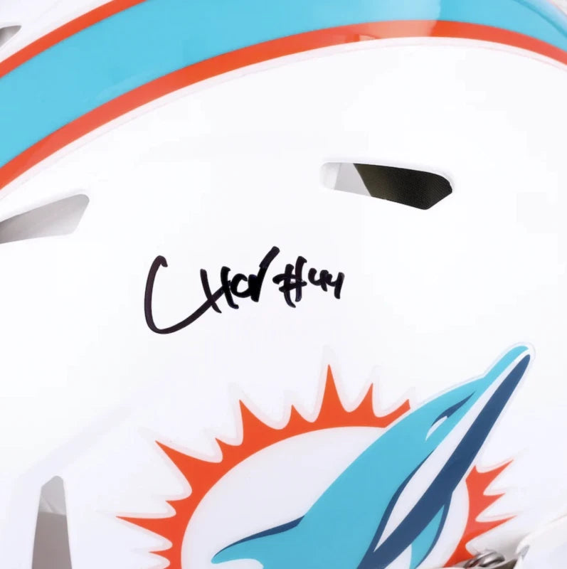 Chop Robinson Autographed Miami Dolphins Speed Authentic Helmet Fanatics