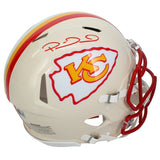 Patrick Mahomes Autographed Kansas City Chiefs RETRO Speed Authentic Helmet Beckett Witnessed