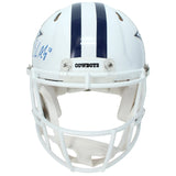 Brandon Aubrey Autographed Dallas Cowboys White 2022 Alternate Speed Authentic Helmet Beckett Witnessed