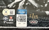 Kyren Williams Autographed/Inscribed "PLAY LIKE A CHAMPION TODAY" Notre Dame Fighting Irish "Diving TD" 11" x 14" Spotlight Photograph LE 14/23 GDL & Beckett Witnessed