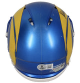 Kyren Williams/Puka Nacua Dual Autographed Los Angeles Rams Speed Mini Helmet Beckett/Fanatics