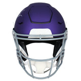 Justin Jefferson Autographed Minnesota Vikings 2023 Alternate Tribute Speedflex Authentic Helmet Beckett Witnessed
