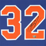 Karl-Anthony Towns Autographed New York Knicks Blue Nike Icon Edition Swingman Jersey Fanatics