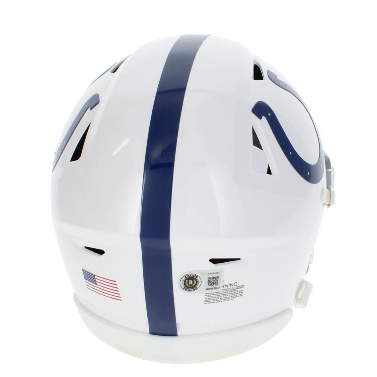 Jonathan Taylor Autographed Indianapolis Colts Speedflex Midi Helmet Beckett Witnessed