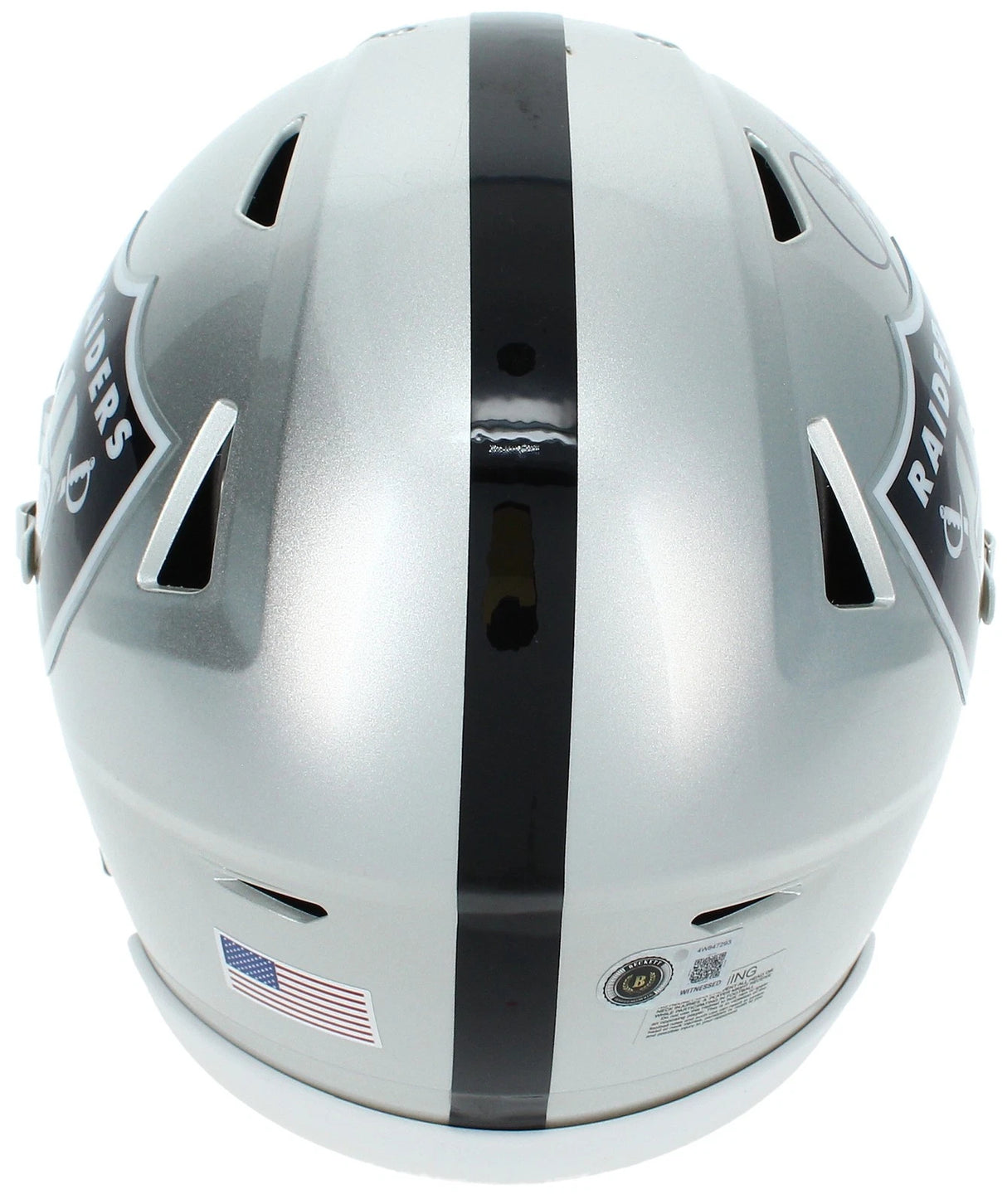 Raghib "Rocket" Ismail Autographed Raiders Speedflex Midi Helmet Beckett Witnessed