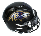 Zay Flowers Autographed Baltimore Ravens Speedflex Midi Helmet Beckett