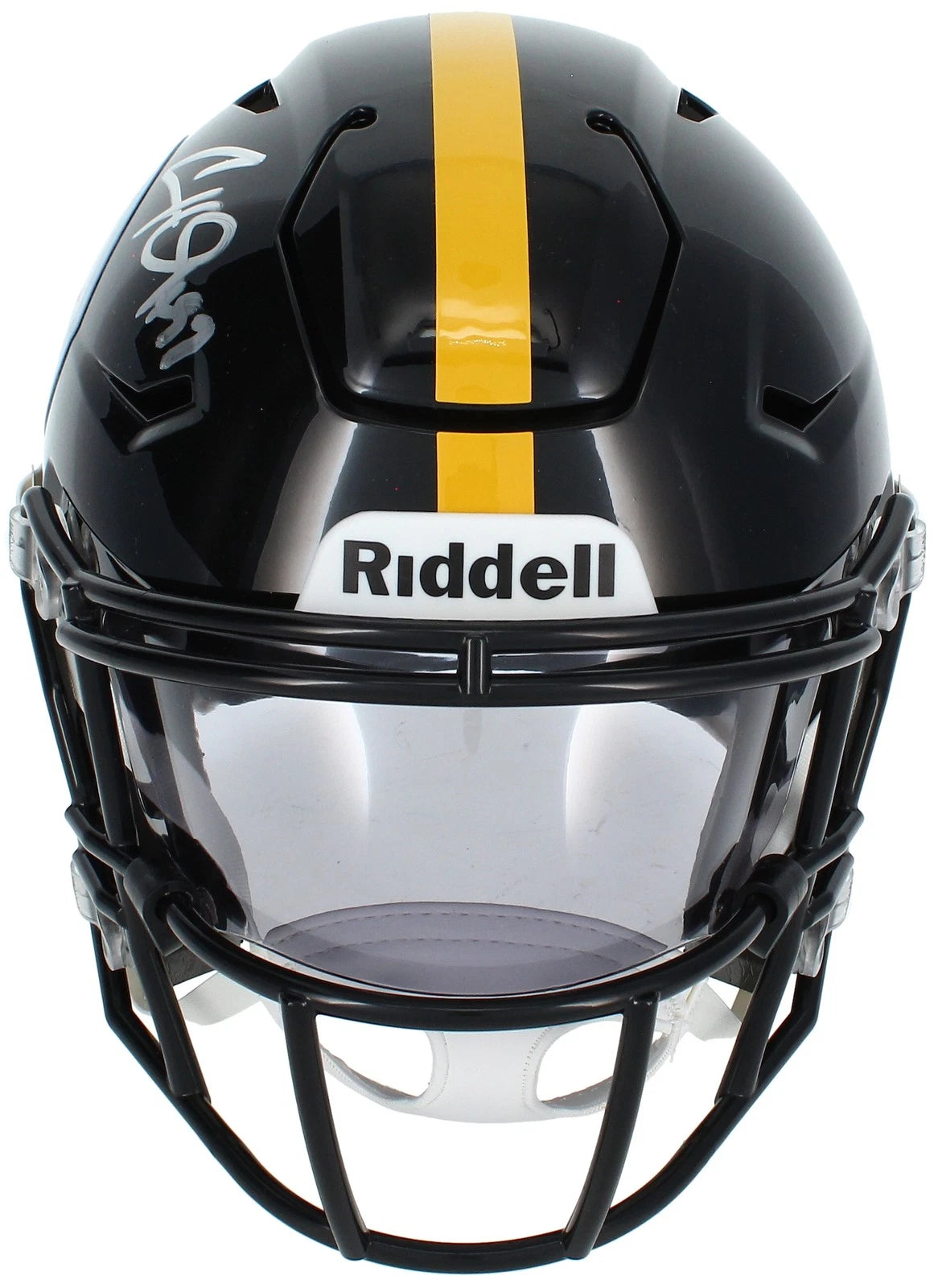 Cam Heyward Autographed Pittsburgh Steelers Speedflex Midi Helmet Beckett Witnessed