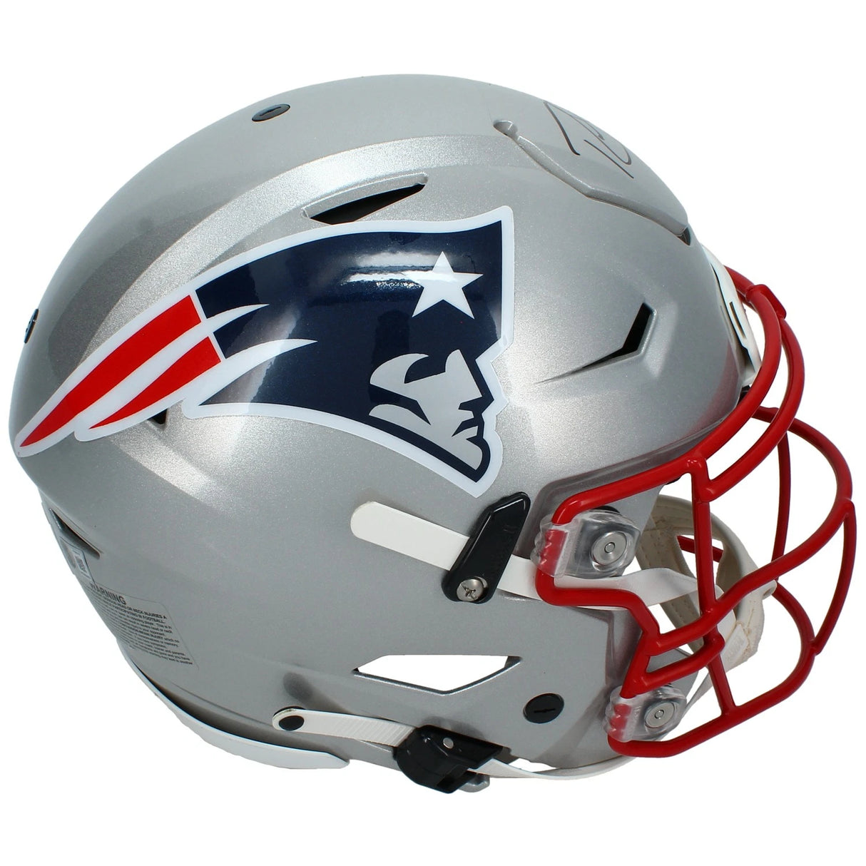 Randy Moss Autographed New England Patriots Speedflex Authentic Helmet Beckett Witnessed