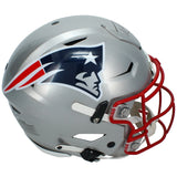 Randy Moss Autographed New England Patriots Speedflex Authentic Helmet Beckett Witnessed