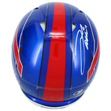 Josh Allen Autographed Buffalo Bills FLASH Speed Authentic Helmet Beckett Witnessed