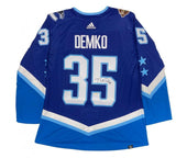 THATCHER DEMKO Autographed Blue 2022 NHL All Star Game Adidas Authentic Jersey FANATICS